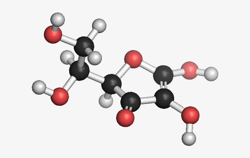 Ascorbic Acid 3d Model - Ascorbic Acid 3d Structure, transparent png #3526233