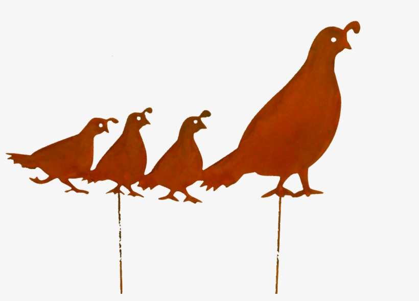 Quail Family-lrg Larger Image - Computer Numerical Control, transparent png #3526332