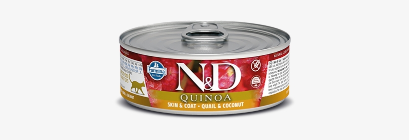 Skin & Coat Quail Wet Food - Scatolette N&d, transparent png #3526770