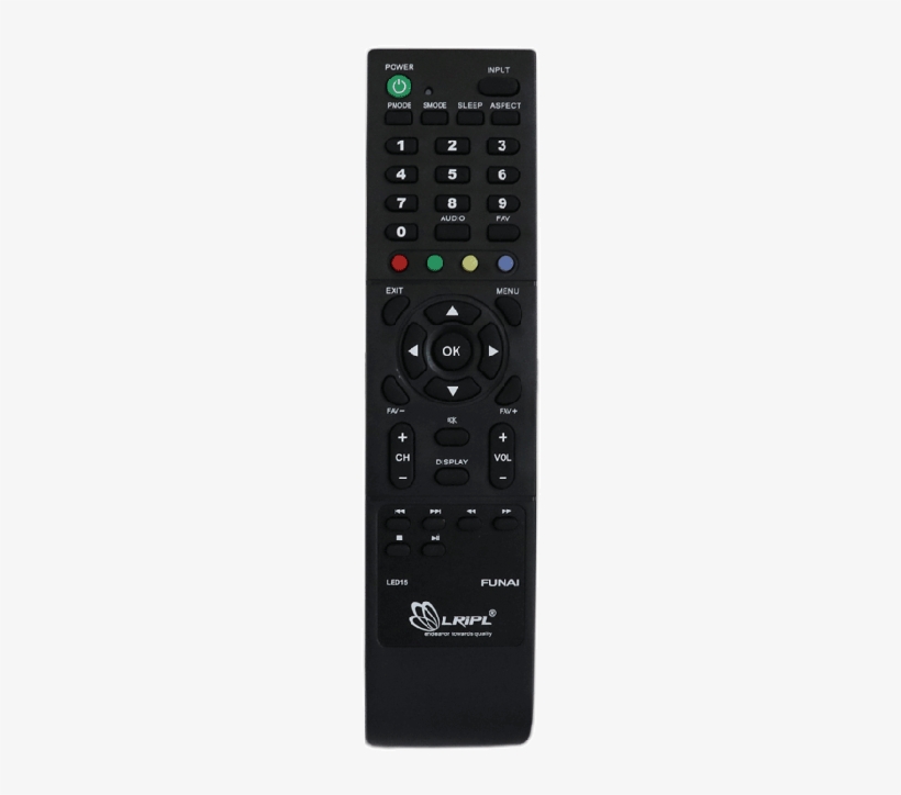 Funai Tv Remote Control, transparent png #3526858