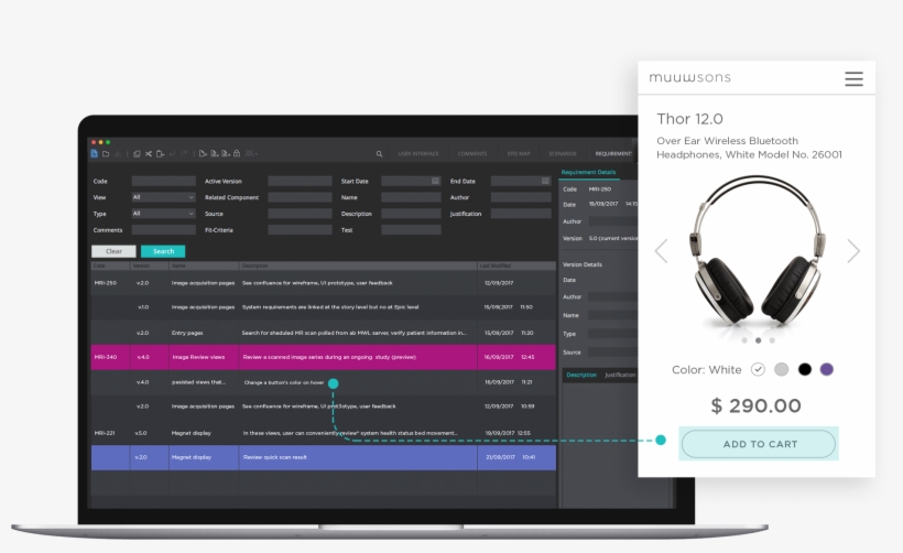 Jira & Tfs Integration With Justinmind - Justinmind, transparent png #3526929
