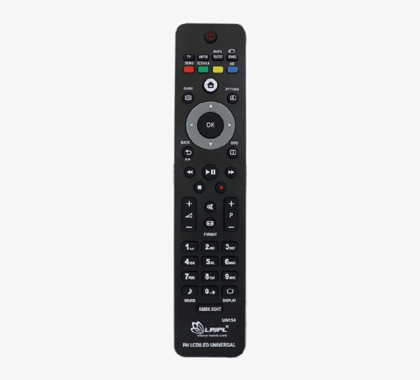 Buy Philips Tv Remote Control Best Price In India - Philips Remote Control For The Bdl5530ql, transparent png #3527004