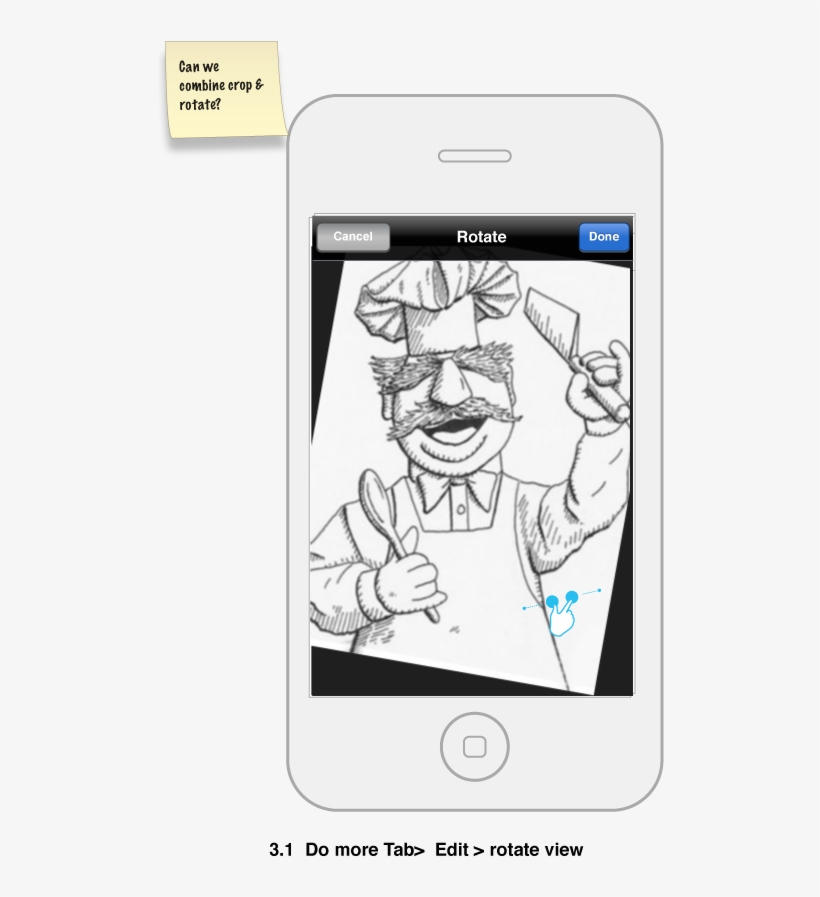 Crop & Rotate On Iphone - Iphone, transparent png #3527117