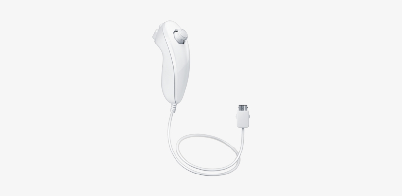 Nunchuk - White - Nintendo 2-button Nunchuk For Wii - White, transparent png #3527181
