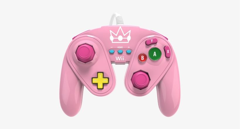 Wired Fight Pad Peach - Pdp Fight Pad Controller For Wii/wii U - Peach, transparent png #3527242
