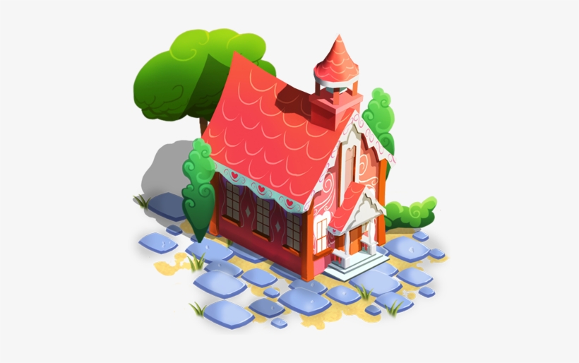 Schoolhouse - Ponyville Mlp App Schoolhouse Gameloft, transparent png #3527530