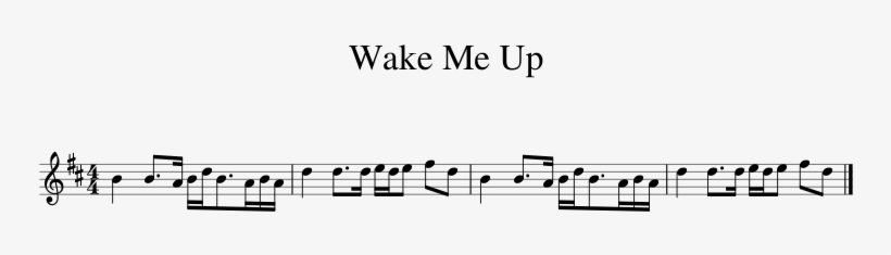 Wake Me Up Sheet Music 1 Of 1 Pages - Epic Sax Guy On Baritone, transparent png #3527562