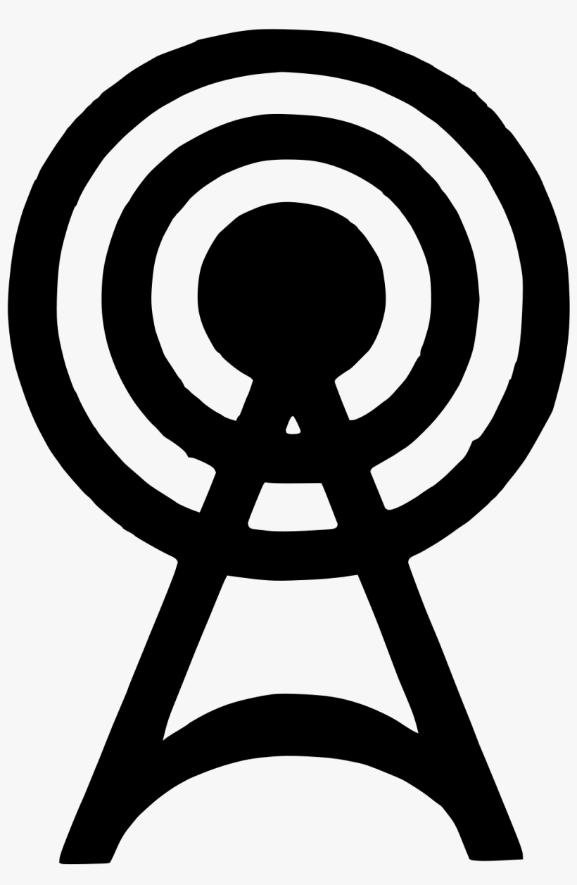 Radio Tower Clip Art Cell - Radio Tower Clipart, transparent png #3528214