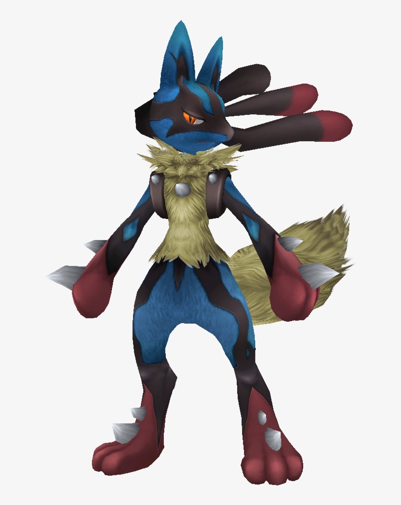 Mega Lucario By War9000-d6ky0r9 - Mega Lucario 3d Model, transparent png #3529367