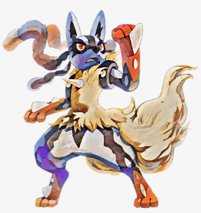 Pokemon Pokémon Lucario Mégalucario Méga-lucario Fight - Lucario, transparent png #3529462