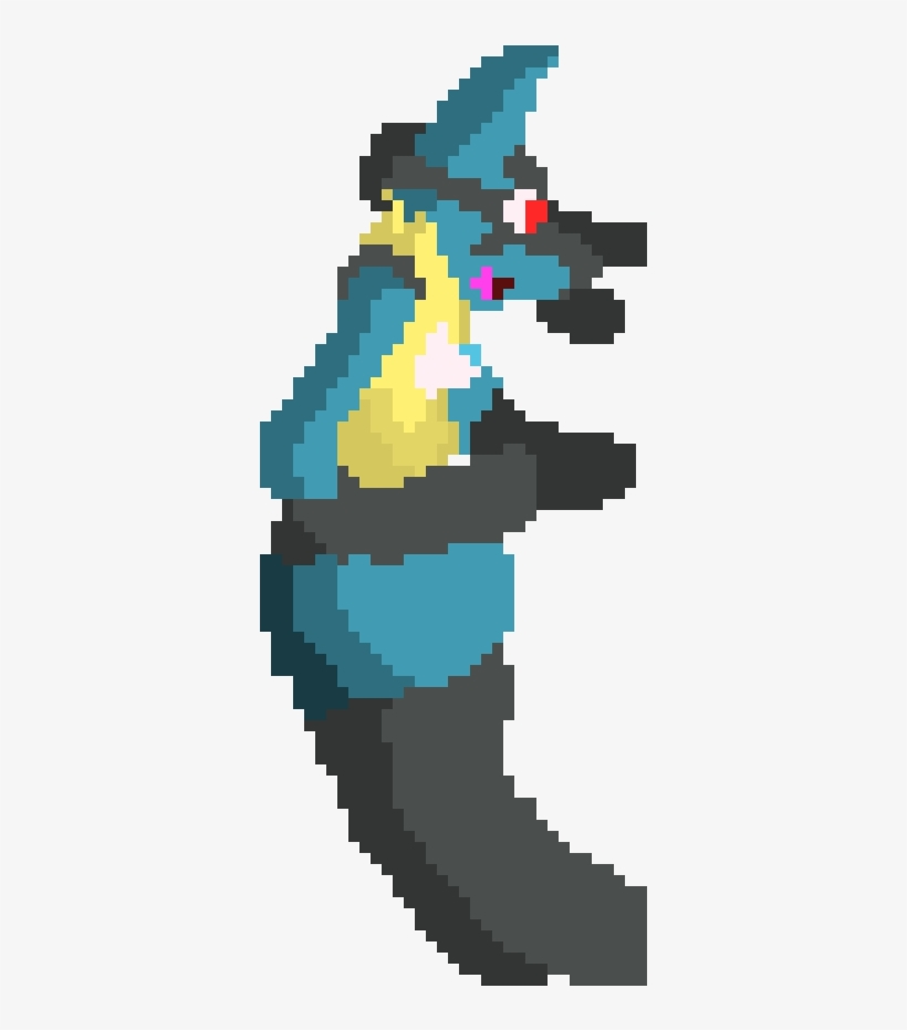 Mega Lucario Dead - Lucario, transparent png #3529484