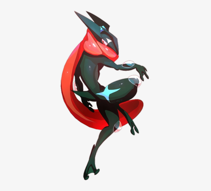 Shiny Greninja Art, transparent png #3529586
