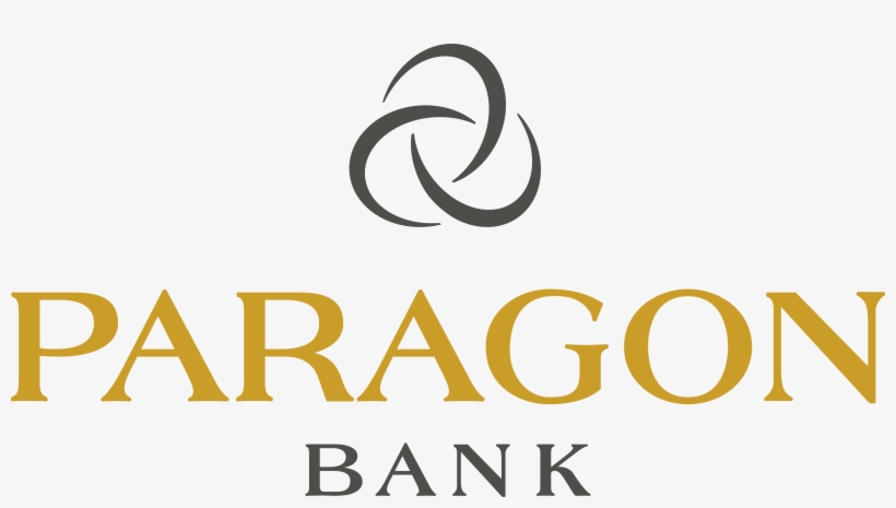 Paragon Logo Stacked 2 Colors - Paragon Bank Logo, transparent png #3529728