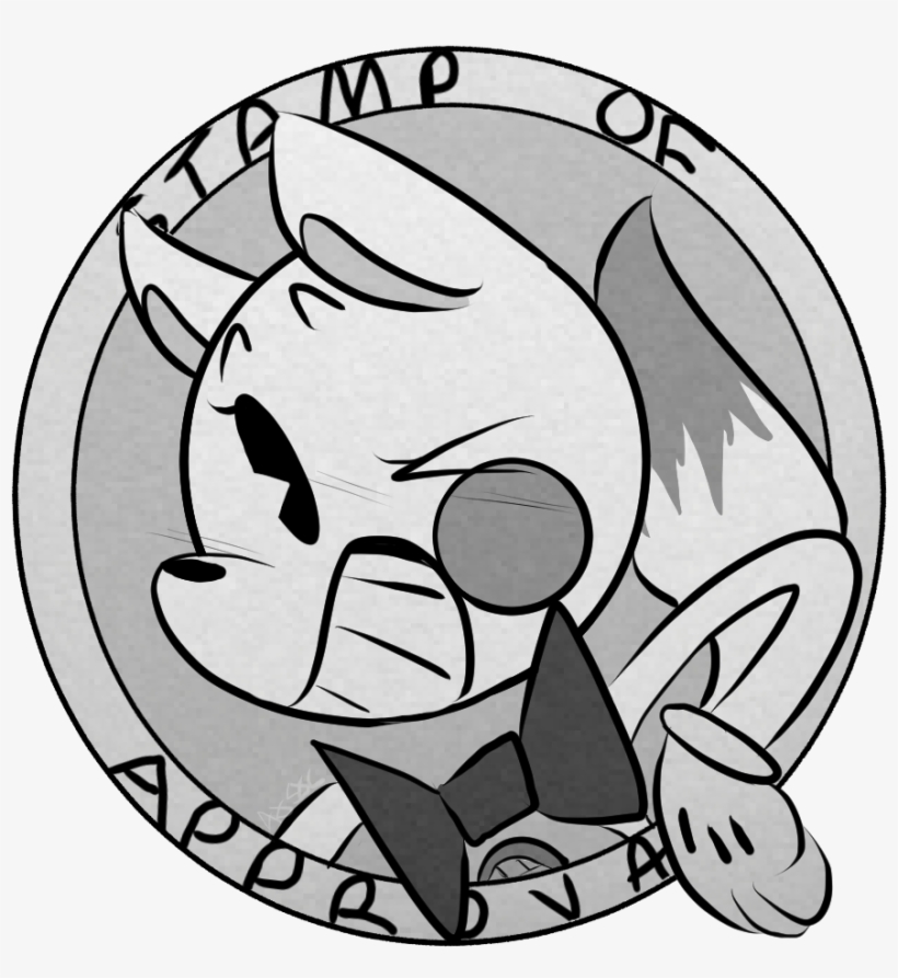 I Made A Transparent Funtime Foxy Stamp Of Approval,, - Postage Stamp, transparent png #3529777