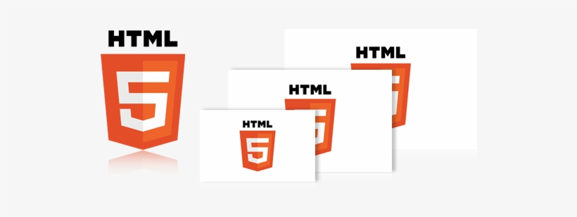 Plain White Background With Logo - Html 5, transparent png #3529969