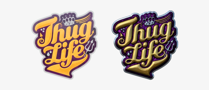 Swat Badge, And The Pitted Map For The Silver Vice - Thug Life Logo Png