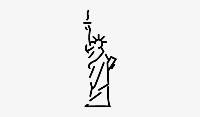 Statue Of Liberty Vector - Statue Of Liberty Vector Icon, transparent png #3530686