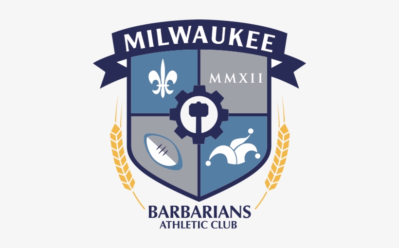 Milwaukee Rugby Official Crest - Milwaukee Barbarians Rugby, transparent png #3530772