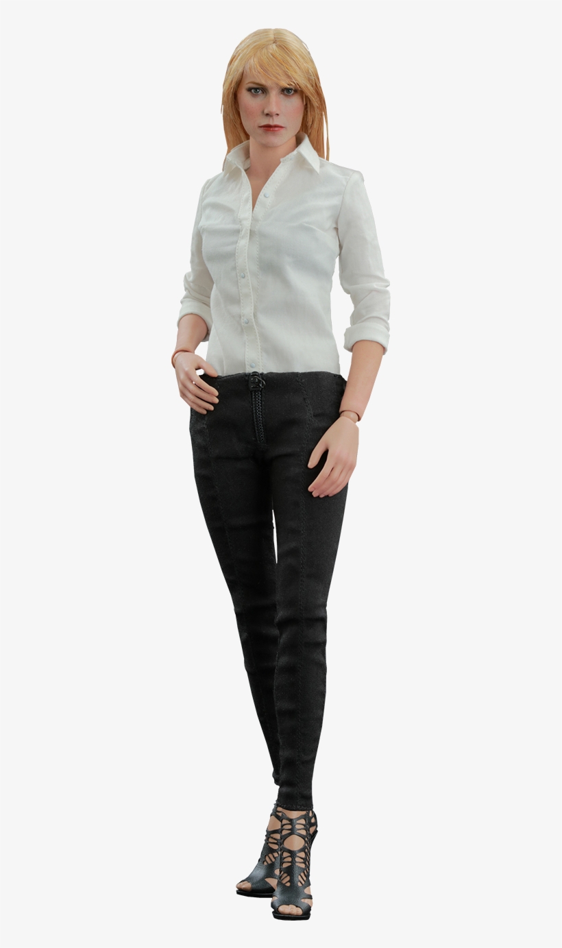 Hot Toys Pepper Potts Sixth Scale Figure - Marvel Pepper Potts Png, transparent png #3530954