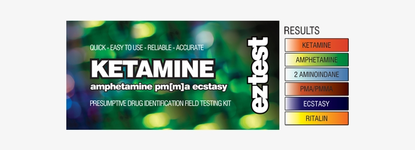 Ketamine Test Kit For Ecstasy - Ez Test For Ecstasy- 10 Test Pack- Buy In Bulk And, transparent png #3530988