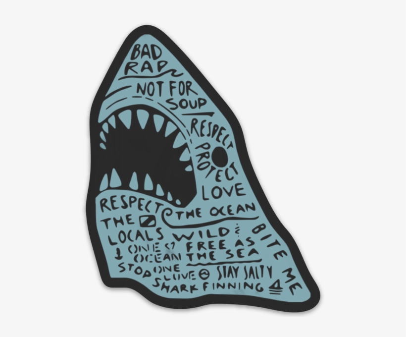 Shark Bumper Sticker - Bumper Sticker, transparent png #3531349