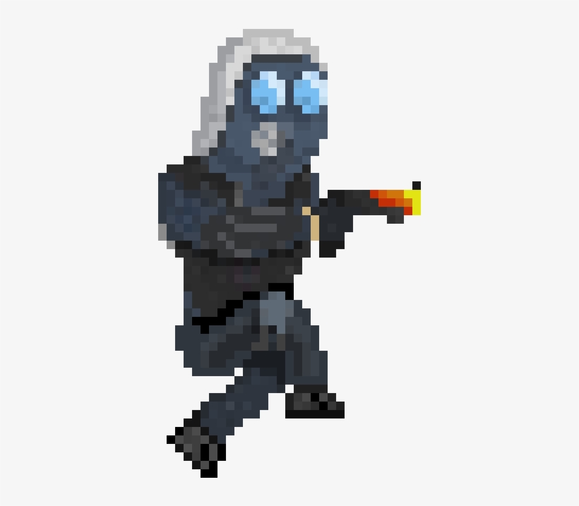 Ugci Made An 8-bit Picture Of The Ct Model - Cs Go 8 Bit Gif, transparent png #3531352