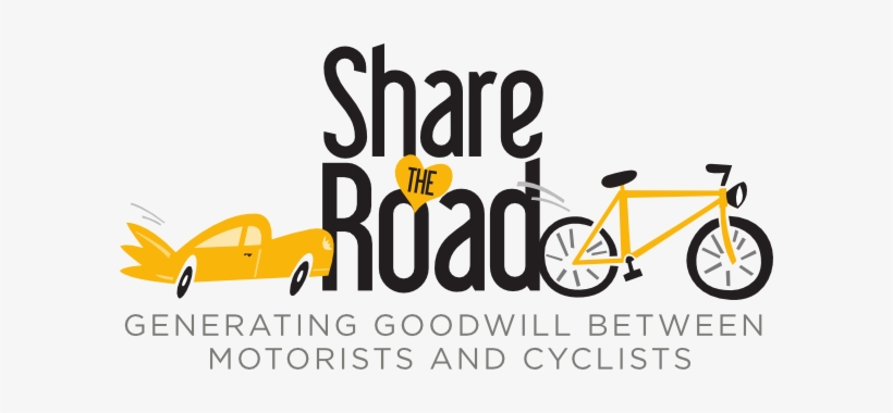 Share The Road - Bicycle Share The Road, transparent png #3531384