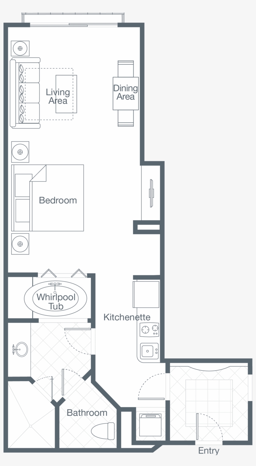 Studio Premium Villa - Hotel, transparent png #3531432