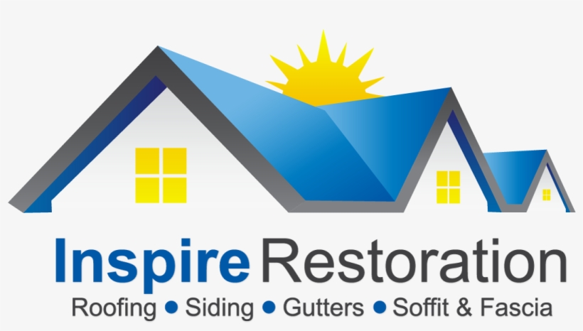 Logo Design By Red Attire Designs For Inspire Restoration - Logo For Roofing Company, transparent png #3531924