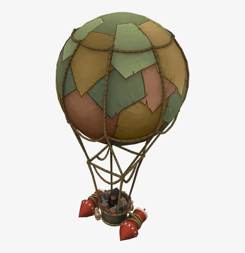 The Much Coveted Rocket Balloon - Hot Air Balloon In Game, transparent png #3532373
