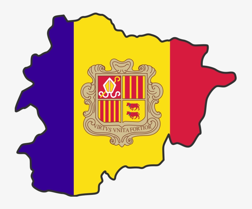 Mapa Andorra - Andorra Country Flag Png, transparent png #3532526