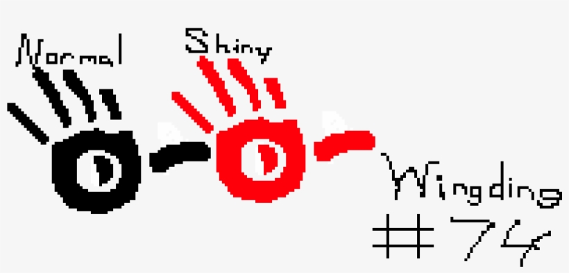 Wingding The Symbol Pokemon - Graphic Design, transparent png #3532575