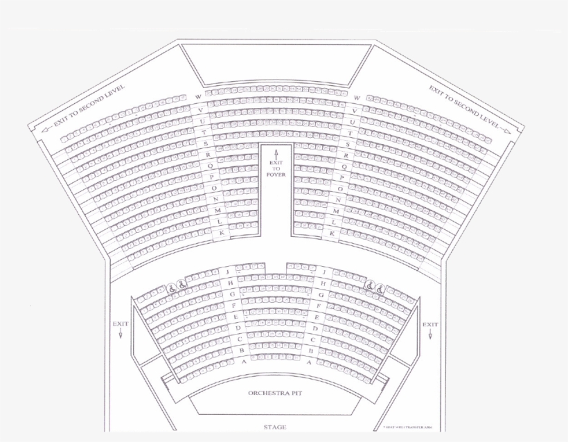 Take A Seat - Theatre Stage Dimensions, transparent png #3533153