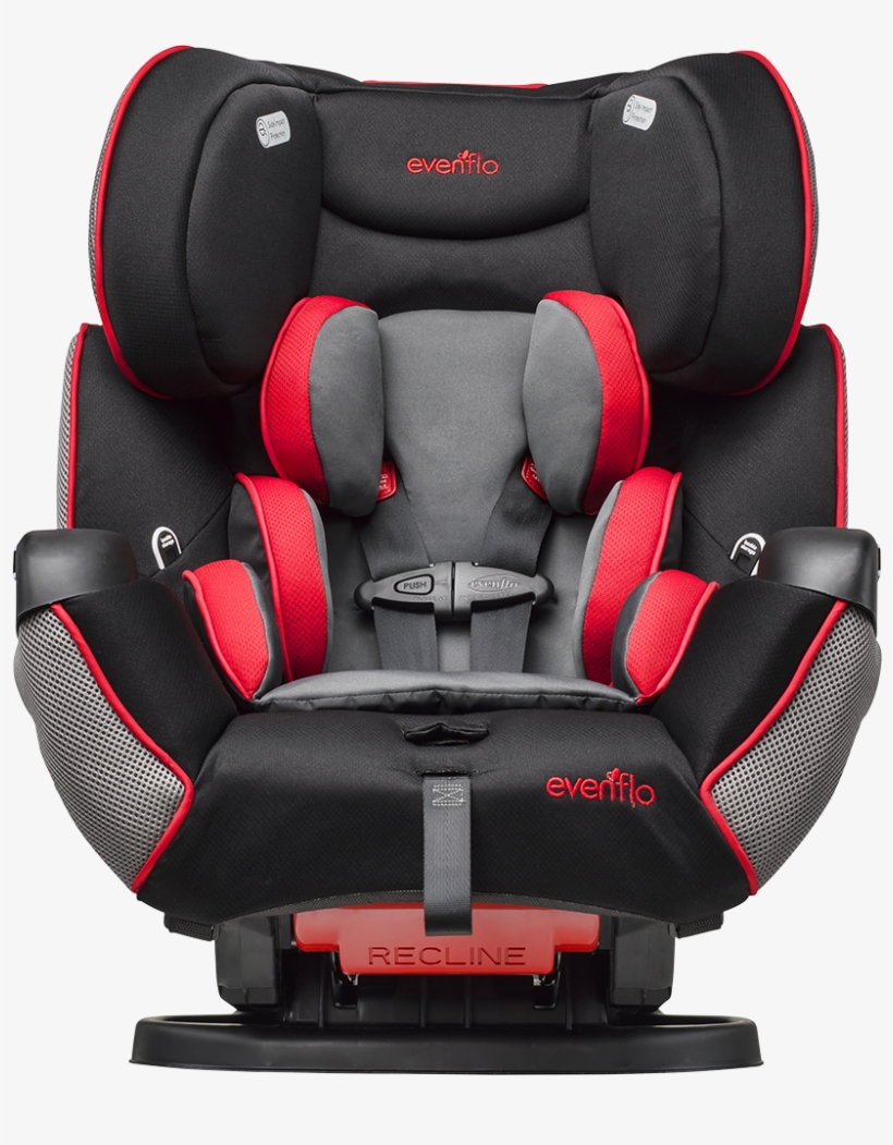 Symphony Lx All In One Car Seat & - Evenflo Symphony Lx All-in-one Convertible Car Seat, transparent png #3533172