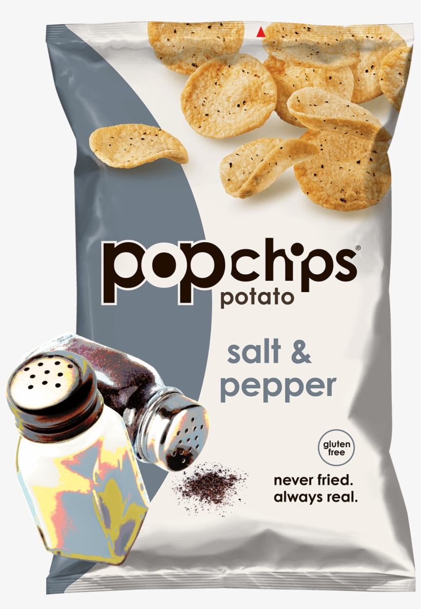 Popchips Salt And Pepper, transparent png #3533200