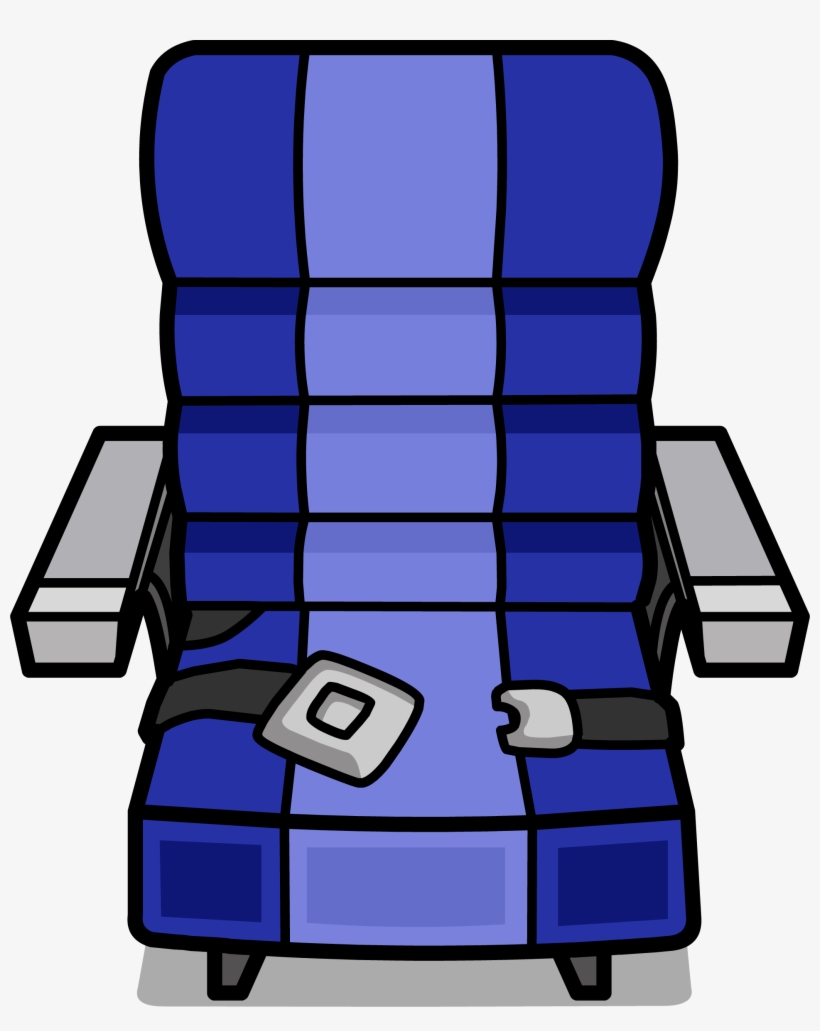 Cp Air Seat Sprite 004 - Airplane Seat Cartoon Png, transparent png #3533451