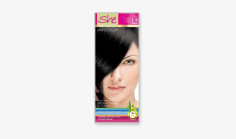 She Natural Hair Color Black - She, transparent png #3533649