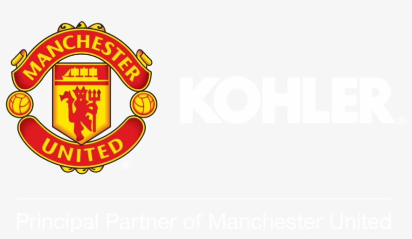 Kohler Partnership Logo On Black Rgb - Manchester United Logo And Liverpool Logo, transparent png #3533770