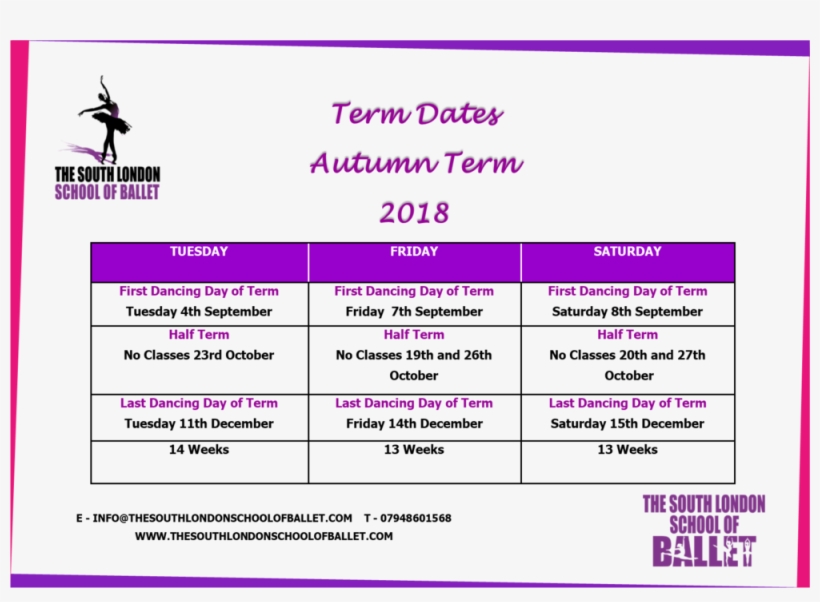 Autumn 2018 Term Dates - Summer Term, transparent png #3533794
