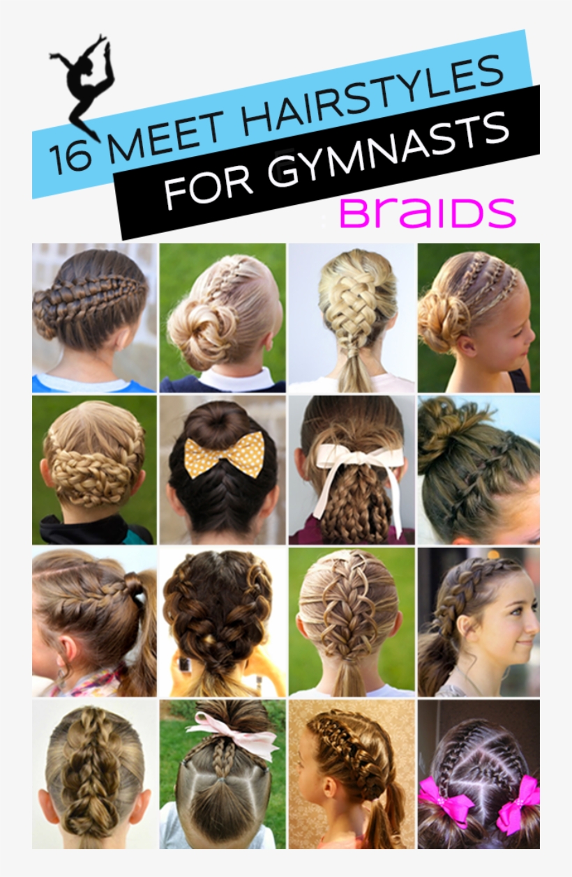 Permalink To Gymnastics Hairstyles For Medium Hair - Peinados Para Gimnasia Ritmica, transparent png #3533863