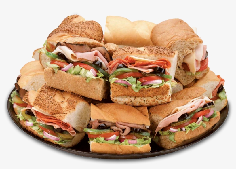 Finger Sandwiches & Wrap Platters - Deli Subs Sandwiches 14"x10" Store Retail Food Counter/wall, transparent png #3534283