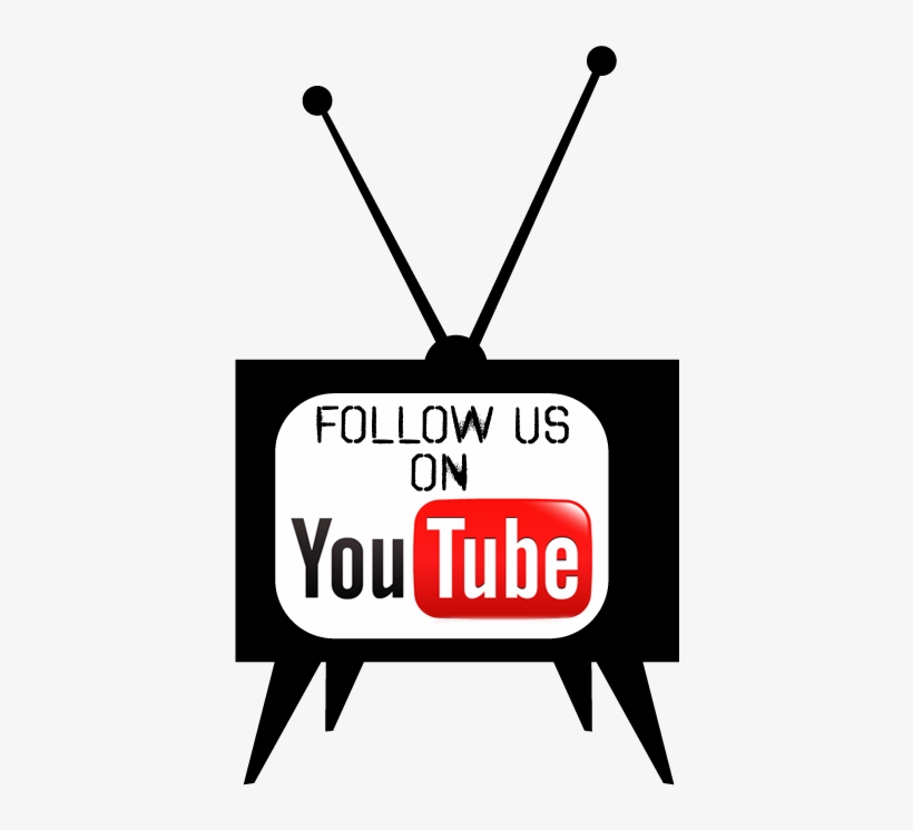 Find Us On Youtube - Follow Us Youtube Png, transparent png #3534609