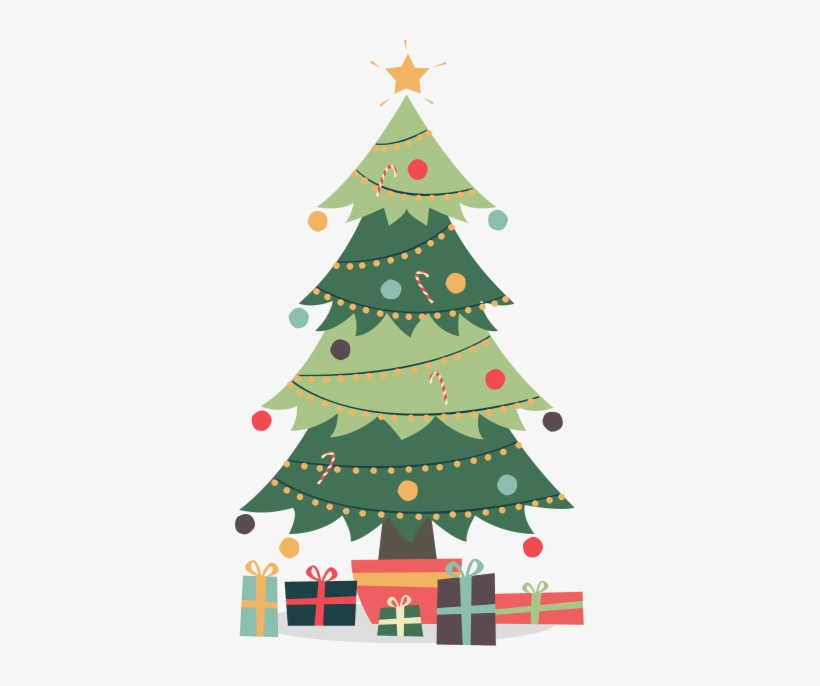 Share On Facebook - Christmas Tree, transparent png #3535048