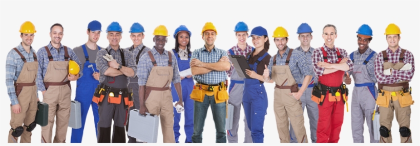Exterior Maintenance - Construction Workers Panoramic, transparent png #3535171