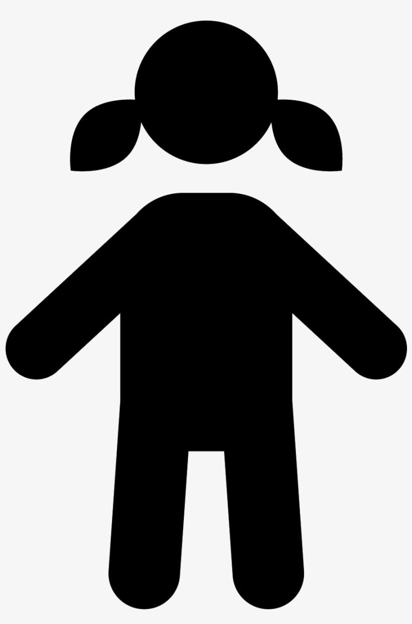 Little Girl Filled Icon - Free Icon Person Transparent, transparent png #3535791