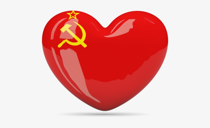 Illustration Of Flag Of Soviet Union - Turks And Caicos Heart, transparent png #3536032