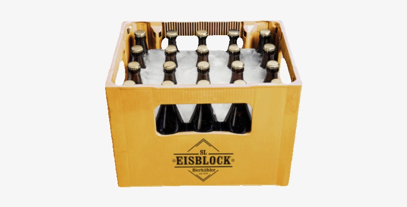 Sl-eisblock Ice Block Beer Cooler Crate, transparent png #3536117