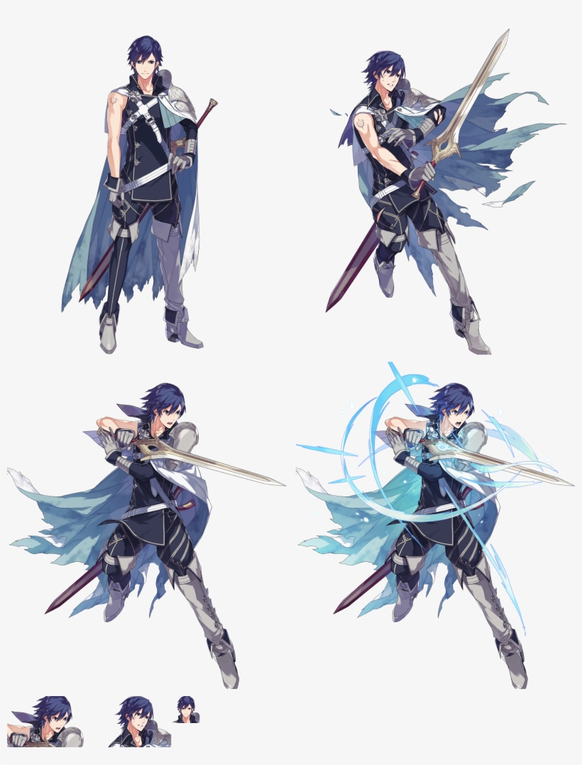 Click For Full Sized Image Chrom - Fire Emblem Heroes Chrom, transparent png #3536119