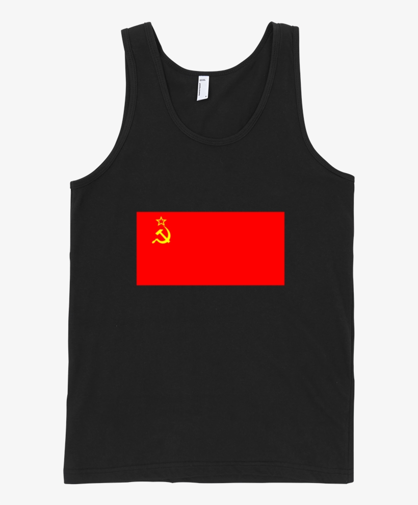 Ussr Fine Jersey Tank Top Unisex By Itee - Shirt, transparent png #3536229