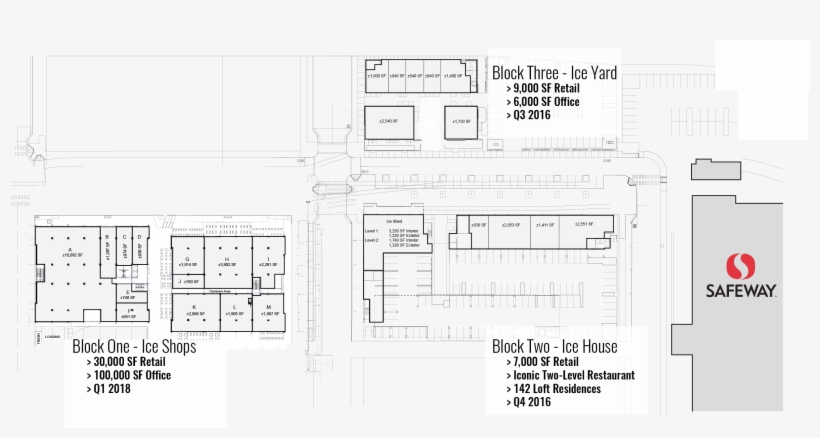 Click To Zoom - Ice Blocks Sacramento Site Plan, transparent png #3536368